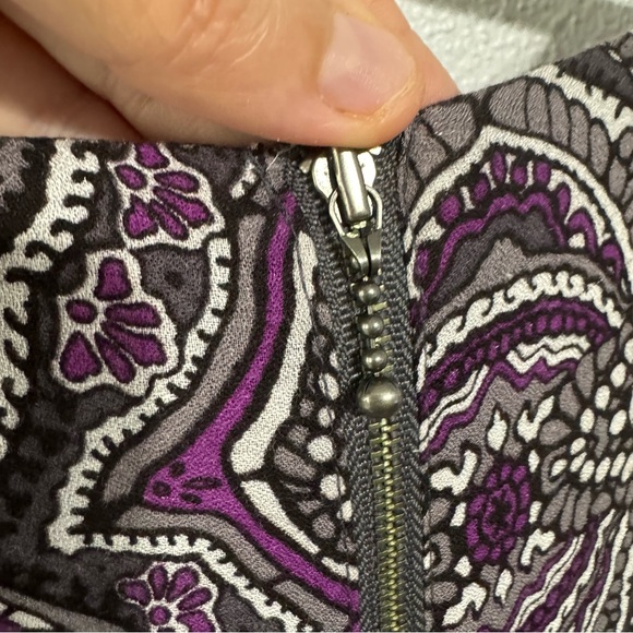 PrAna purple paisley shift dress medium - Picture 7 of 7
